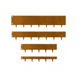 Bordure en métal acier Corten