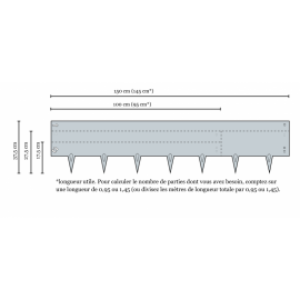 Bordure en métal - Plusieurs hauteurs - Corten ou galvanisé - Multi Edge Metal