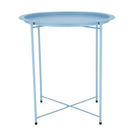 Table d'appoint bleue