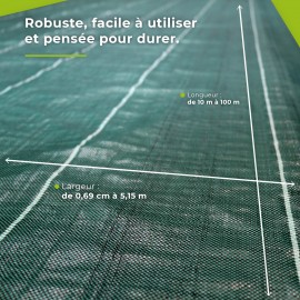 Toile de paillage 130g/m²