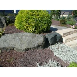 Pouzzolane - roche volcanique pour paillage de massif