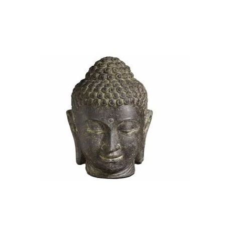 Statue tête bouddha béton Statue tête bouddha béton