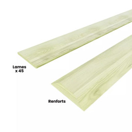 Lames occultantes en pin...