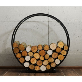 Porte-bûches «DAISY» 80cm -...