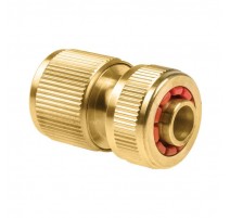 Raccord rapide stop laiton BRASS  12,5  et  15 mm