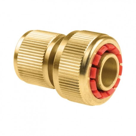 Raccord rapide stop laiton BRASS  19 mm