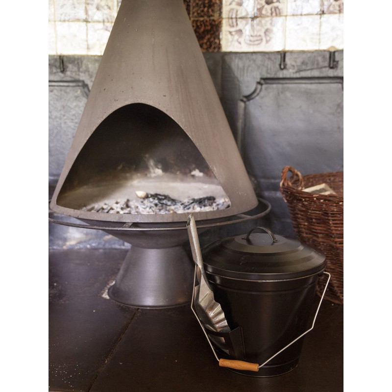 FACAIIO Pelle Tamis à Cendres Avec Manche En Bois Pour Nettoyer Les