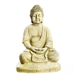 Bouddha Sur Socle petit modèle2 H 38 cm - Statue