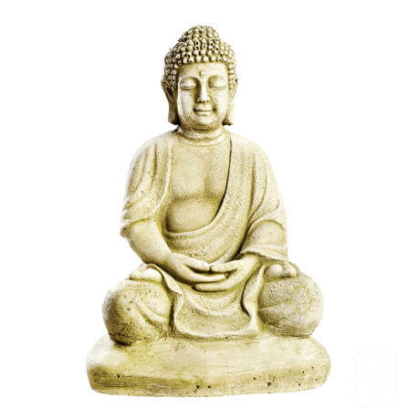 Bouddha Sur Socle petit modèle2 H 38 cm - Statue