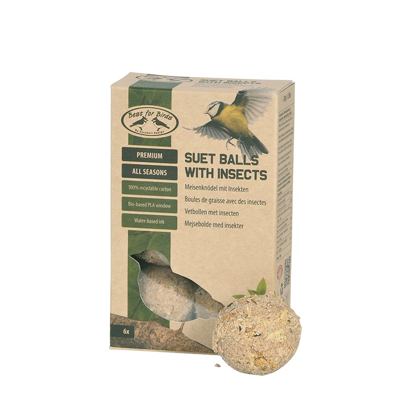 Boules De Graisse Suif Premium Pour Oiseaux Sauvages - 10L - Mélange Naturel Riche En énergie Et Protéines