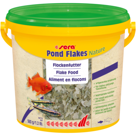 Nourriture pour Petits Poissons Pond Flakes Nature SERA