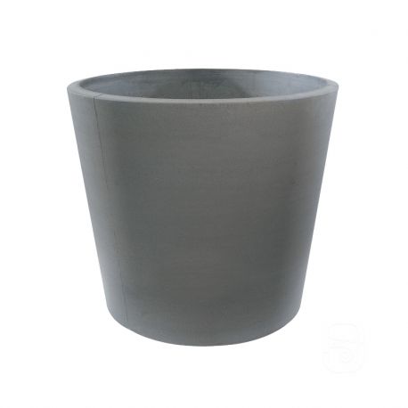 Vase rond tendance en béton pressé