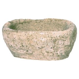 Auge Ronde À Poignées en pierre aspect vieilli
