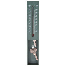 thermomètre exterieur avec compartiment cache clés