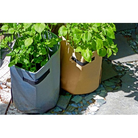 sac de culture en tissu synthétique avec trappe de récolte pour pommes de terre ou autres légumes