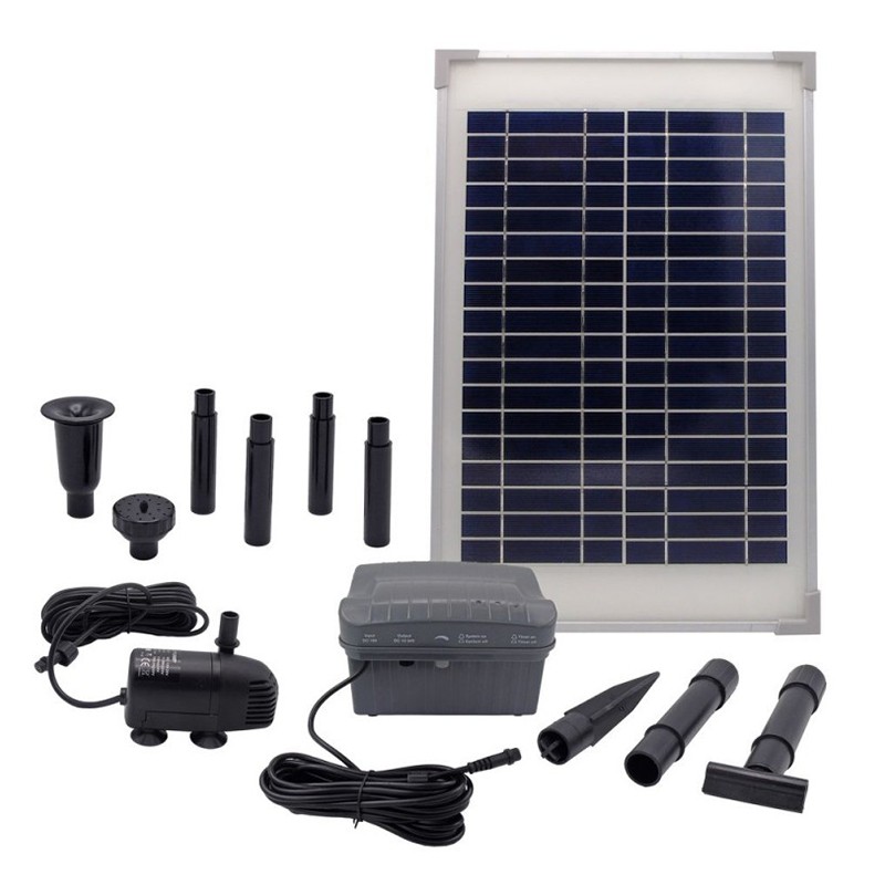 Solarmax 600 Accu - pompe solaire avec batterie pour jet d'eau - Jardiprotec