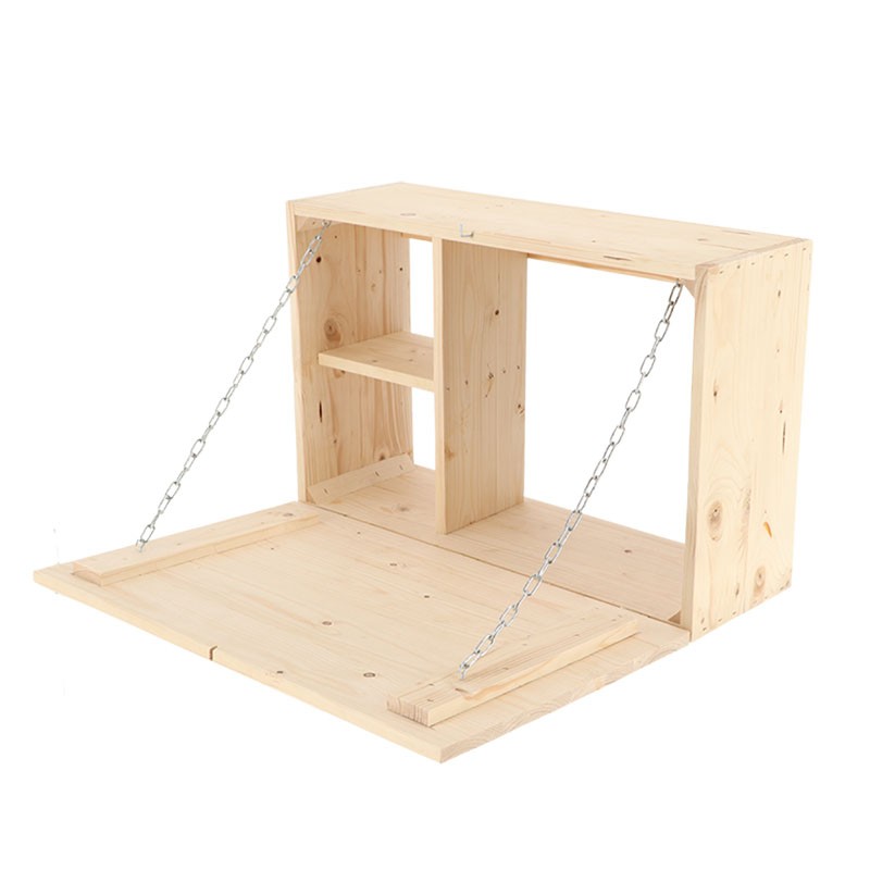 Table mange-debout pliable en bois - Jardiprotec