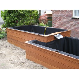 Pack Bache PVC 1mm + géotextile - 4x6m (24m²) pour bassin de jardin -  Jardiprotec