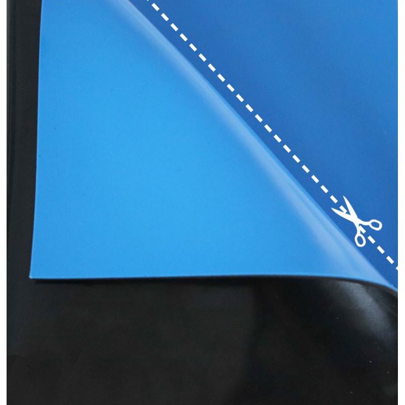 Bâche Bleu, Vert ou gris pour bassin PVC1,5mm - Jardiprotec