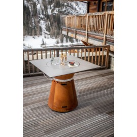 Table Plancha extérieur - table haute plancha braséro