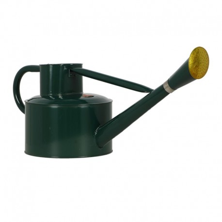 Arrosoir Vert GroZone 4.5 Litres - Acier Galvanisé Avec Rosace En Cuivre