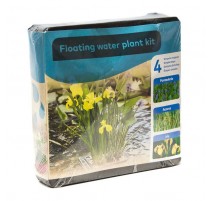 Kit panier flottant carré avec plantes aquatiques de bassin de jardin