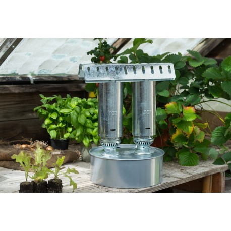 Chauffage à Paraffine Compact 27 Cm Pour Serre Et Cadre Froid - Idéal Jusqu'à 2m²