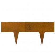Bordure en métal acier Corten