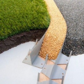 Bordure de jardin en Aluminium - plusieurs hauteurs - TCourb
