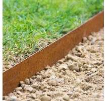 Bordure flexible en métal - Corten