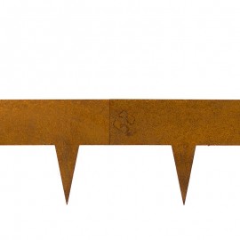 Bordure flexible en métal - Corten