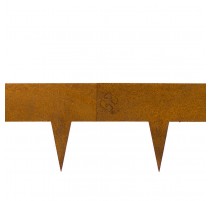 Bordure flexible en métal - Corten