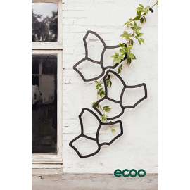 Support mural pour plantes en plastique recyclé - Tessa Flower